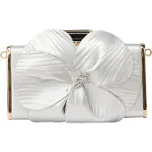 FENIA Pochette pour femme - argent, taille unique