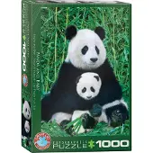 Eurographics Puzzle Panda et bébé, Pandas, 1000 pièces, 68 x 48 cm, 6000-0173