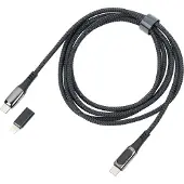Troika SPEEDY XL Câble de charge high-Speed, noir (2 m, USB 2.0, 100 W)