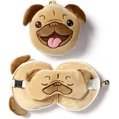 Relaxeazzz Masque de sommeil Oreiller de voyage pour enfants Vadrouille en peluche la vadrouille Relaxeazzz