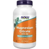 Sonstiges Citrate de magnésium 200 mg 250 comprimés Now Foods