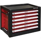 YATO Armoire d'atelier 6 tiroirs 690x465x535mm rouge