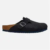 Birkenstock Homme Boston Sabots En Velours Côtelé Midnight