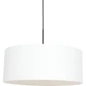 Steinhauer Lampe suspendue Sparkled Ø 50cm lin blanc