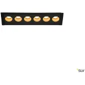 SLV Lampe encastrée LED Milandos 6-lichts 6x130 lumens noir