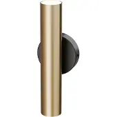 Masterlight Projecteur mural Run matte gold - 2x GU10