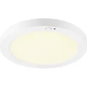 SLV Plafonnier Vario Ø 22,7 cm blanc avec capteur