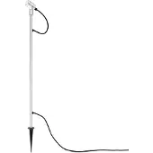 Konstsmide Spot de jardin LED Monza 107cm - gris métallisé 3000K