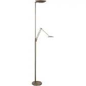 Highlight Lampe de lecture classique Geneva bronze cuivré Ø 23cm