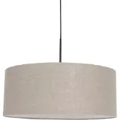 Steinhauer Lampe suspendue Sparkled 50cm avec abat-jour taupe