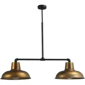 Masterlight Lampe de salle à manger Industria 2x36