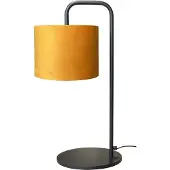 Masterlight Lampe de table Venus avec abat-jour jaune ocre