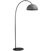 Masterlight Lampadaire Industria 186 gris béton avec du noir