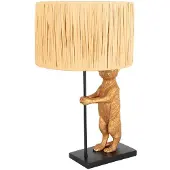 Steinhauer Anne Lighting - lampe de table - Animaux - noir - herbe plastique métal - lampe animalière - E27 - 3712ZW