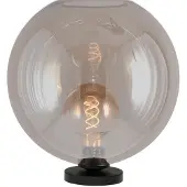Masterlight Lampe de table Bella 2 avec verre doré Ø 30 cm