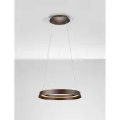 Nova Luce Suspension design Ormi Ø 45cm marron café