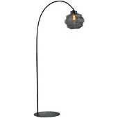 Masterlight Lampe à arc Porto Verre à fumée boule - Ø 30cm