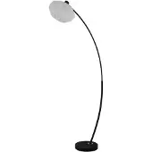 Searchlight Lampadaire Radiant noir avec capuche