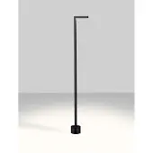 Lyora Lampe de jardin élégante Pipe Noir 94.5CN