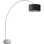 Steinhauer Lampe à arc Solva Métal avec capuchon vert