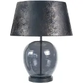 Highlight Lampe de table Apple noir avec verre fumé Ø 45cm