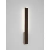Nova Luce Applique murale élégante Isos Brun rouille 61cm