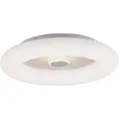 JUST LIGHT Plafonnier LED blanc, intensité lumineuse variable, télécommande CCT D 50 cm