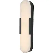 Searchlight Applique murale Opaline noir 50cm