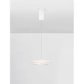 Nova Luce Suspension design Olos blanc Ø 35cm