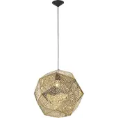 Lyora Suspension design Foggia Ø 32cm doré