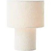Brilliant Lampe de table crème Teddy noir avec du blanc