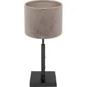 Steinhauer Lampe de table en velours Stanger