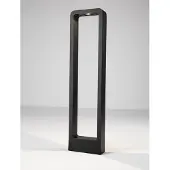 Lyora Lampe de jardin design Minimal noir 65cm