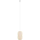 Lyora Suspension PUKET S bois naturel-blanc 1xE27x25W bambou dim. : 160x21x21 cm IP20 Lighting