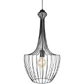 Lyora Lustre LUKSOR noir 1xE27x60W en métal, dimensions : 126x37x37 cm, IP20, Nowodvorski Lighting