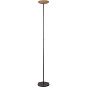 Masterlight Lampadaire de conception Scala noir avec or Ø 25cm