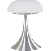 Steinhauer Lampe de table Ancilla 30cm gris métallisé