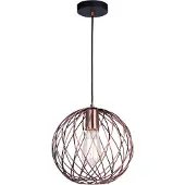 Lyora Suspension Eriberto Ø 25cm brun rouille
