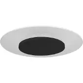 Steinhauer - plafonnier - Lido - noir - plastique métal - Ø 28cm - LED - 7797ZW