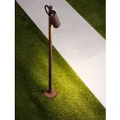 Lyora Lampe de jardin Darma Cheville brun rouille