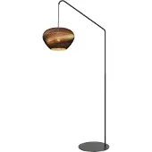 Masterlight Pensez à une lampe sur pied en papier Cartone Pied noir