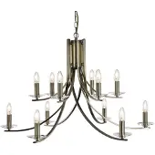 Searchlight Lampe à suspension en laiton Ascona Ø 88 cm