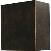 Masterlight Applique Haut - Bas Metallico or noir flammé