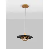 Lyora Suspension Fox noir avec or