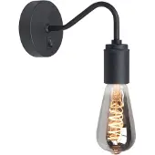 Highlight Applique murale Collo Noir avec interrupteur