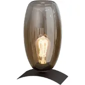 Masterlight Lampe de table Olive Verre de 15 cm d’Ø - cacao