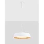 Nova Luce Suspension Sigi Ø 45cm blanc