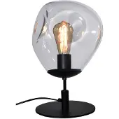 Masterlight Lampe de table Lava Verre clair Ø 24cm