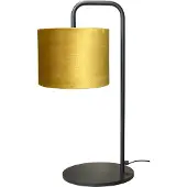 Masterlight Lampe de table Venus avec abat-jour doré