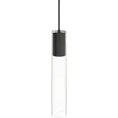 Nowodvorski Lighting Lampe à suspension en verre Cylinder noir
